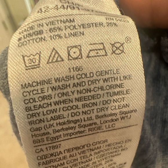 Linen blend Henley banana republic shirt - Picture 4 of 4